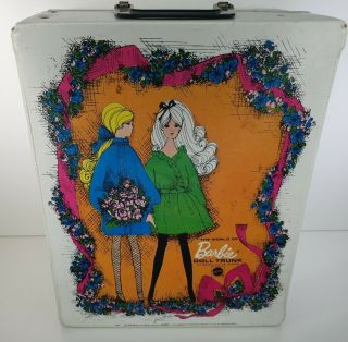 Vintage Mattel The World Of Barbie & Friends Doll Trunk Carrying Case