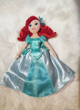 Disney Parks Princess Topsy Turvy Flip 2 In 1 Plush Doll Ariel And Aurora Beauty