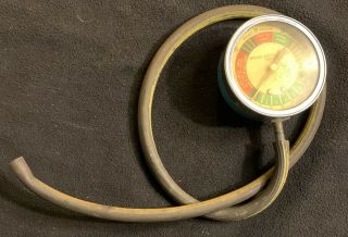 Vintage Vacuum And Fuel Pump Tester Automotive Diagnostic W/hose