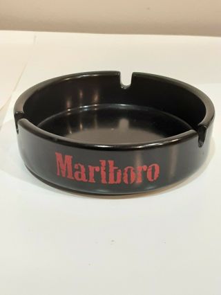Vintage Marlboro Cigarettes Plastic Ashtray