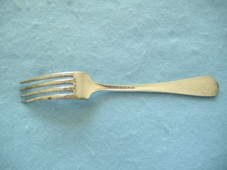 VINTAGE IMPERIAL SILVER PLATE CHILDRENS FORK - CLOWN WITH BALLOON PATTERN 3