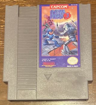 Mega Man 3 Nintendo Nes Game Vintage Capcom