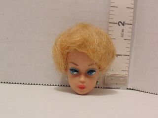 Vintage Barbie Fashion Queen Doll Head With Blonde Wig 1958