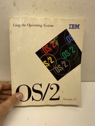 Vintage 1993 Ibm Os/2 For Windows Ver 2.  1