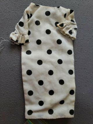 Vintage American Character Tressy 10906 Sugar & Spice Black Polka Dots Dress