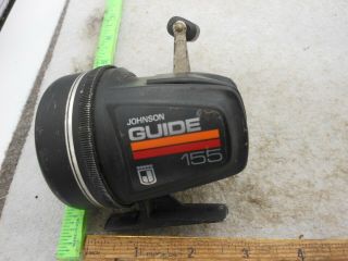 Vintage Johnson 155 Guide Spincasting Fishing Reel With Accu - Cast