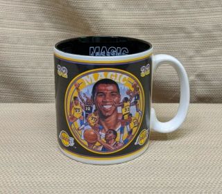 Vintage Magic Johnson Los Angeles Lakers 1992 Sports Impressions Coffee Mug Cup