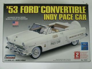 Lindberg 53 Ford Convertible Indy Pace Car 1:25 Model Car Kit 72321