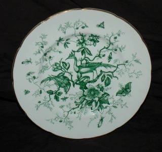 One 10 - 5/8 " Dinner Plate Coalport Cairo Green More Available Euc