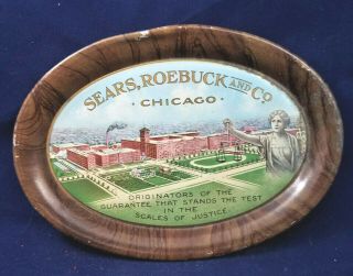 Antique Sears Roebuck & Co.  Tip Tray - Chicago