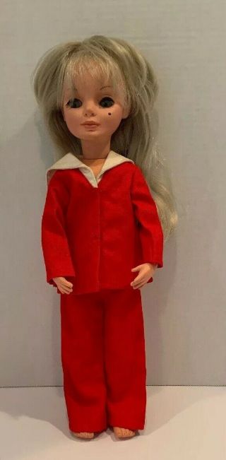 Red 2 Pc Pant Outfit For 17 " Crissy Or Alta Moda Furga S Doll - No Doll