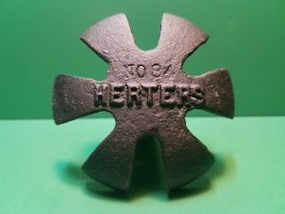 Herters 84 Grapple Cast Iron Decoy Anchor Weight Goose/duck Old Hunting
