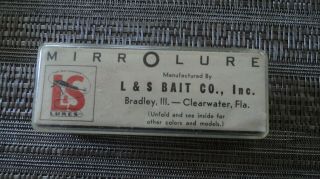 L&S Fishing Lure 00M 22 Old Vintage Mirro - Lures 2