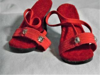 Vintage Red Shoes For Madame Alexander Cissy,  Others