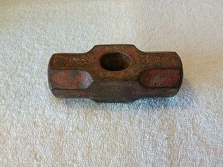 Vintage Weco 3 Lb Sledge Hammer Head Japan Blacksmith Tool