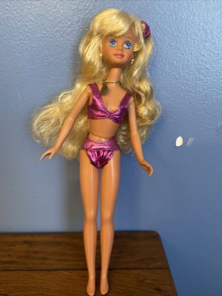 1991 Sun Sensation Skipper Mattel With Complete Outfit & Jewelry Vintage Barbie