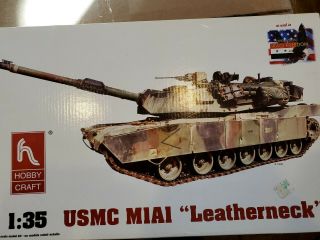 1/35 Hc6001 Usmc M1a1 Abrams Leatherneck Tank Iraqi Freedom Model Open Box