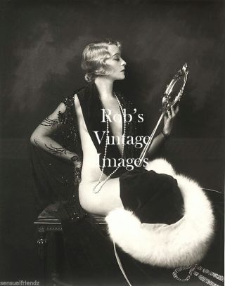 York City Photo Flapper Muriel Finley 3 Ziegfeld Follies 1920s Vintage 8x10