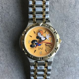 Disney Unisex Vintage Seiko Jaz Mickey Mouse Watch (basketball Mickey) Bin J