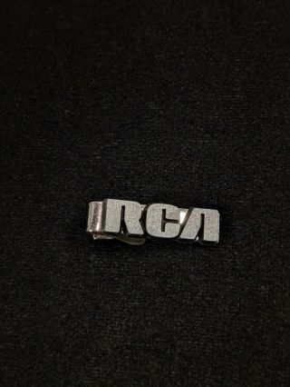 Vintage Rca Gray Tie Clip 13870