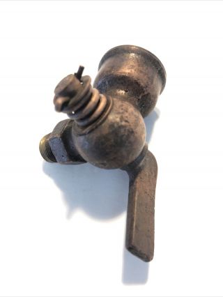 Vintage Small Brass Petcock Cup Steam Valve Spigot Steampunk