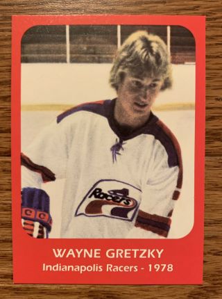 Vintage 1978 Wayne Gretzky Indianapolis Racers Trading Card
