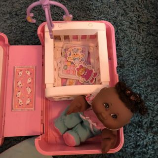 Cabbage Patch Kids 1995 Mattel Travel Love N Go Nursery Case Aa Doll.