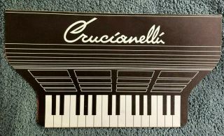 Really Cool Vintage Crucianelli Accordion Brochure