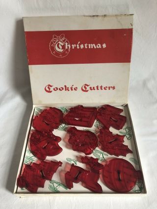 Vintage Christmas Cookie Cutters Set Of 9 Educational Products Company