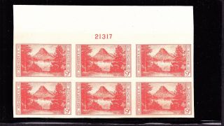 Us 764 9c National Parks Top Plt 21317 Block Of 6 Xf Ngai Scv $45