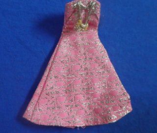 Vintage Topper Dawn Doll Silver Starlight Dress