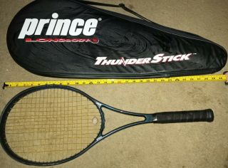 Vtg 1988 Prince Cts Thunderstick 90 Graphite Tennis Racquet 4 5/8