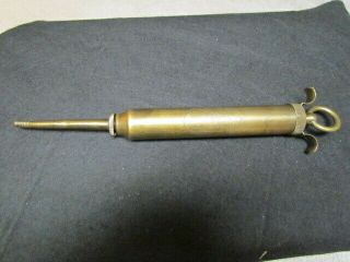 Antique Brass Grease Gun - Vintage N.  F.  O.  Injector Pump - Gas/oil Collectable
