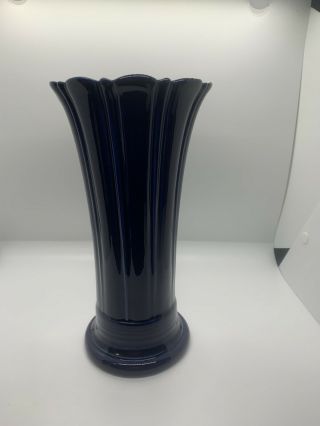Fiestaware Cobalt Blue Flare Vase