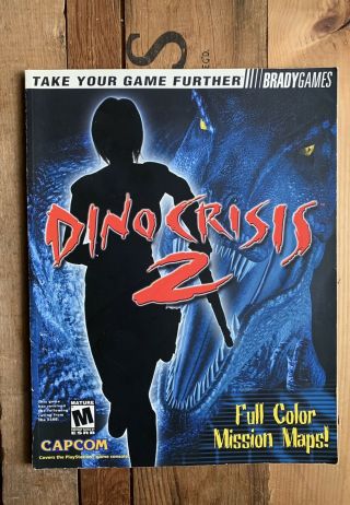 Dino Crisis 2 Strategy Guide Brady Games Capcom 2000 Vintage Nintendo 64