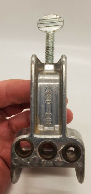 Vintage Aluminum Doweling Jig Made In Usa 29gd - 262 3/8 " 5/16 " 1/4 "