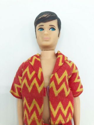 Vintage 1970 Dawn Doll Gary With Clothes By Topper Corp.