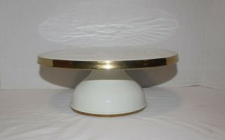 Ernest Sohn Creations Mcm Gold Band Pedestal Cake Stand/plate