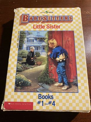 Babysitters Club Little Sister Books 1 - 4 Scholastic Box Set Vtg Karen Witch Day