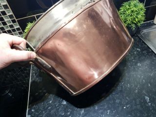 Antique Large,  Copper Pot,  Planter For The Garden,  Or Use.