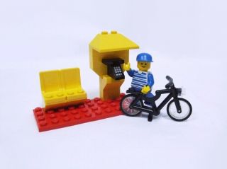 Lego 6613 Telephone Booth Bicycle Bench Phone Town City 100 Complete