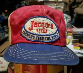 Vintage Jacques Seeds Patch Trucker Hat