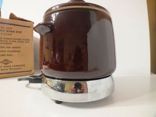Vintage West Bend Electric Bean Pot 2 Quart No.  3299 2