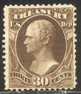 U.  S.  O81 - 30c Treasury Official ($400)