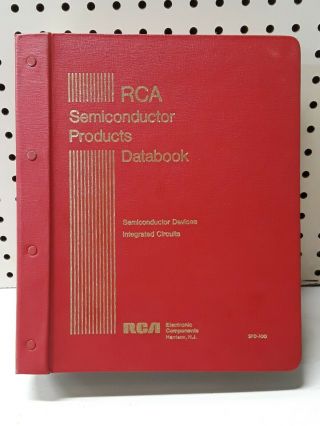 Vintage Rca Semiconductor Products Databook 301 - 487 - Huge Collectible Rare
