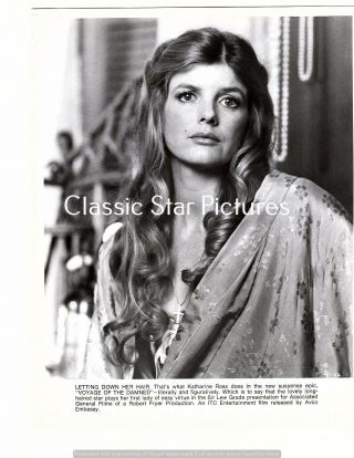 J722 Katharine Ross Close Up Voyage Of The Damned 1976 8 X 10 Vintage Photo