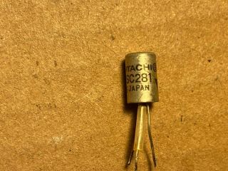 Vintage Hitachi 2sc281 Transistor For Sansui 350a Au - 555 Au - 999 (qty)