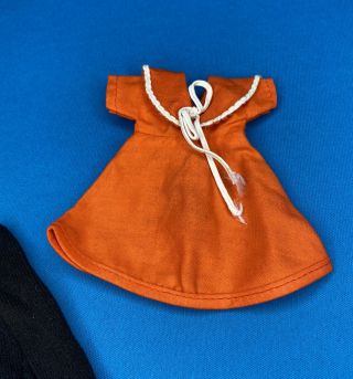 Vintage Betsy McCall Doll At The Zoo Clothes Orange Dress Tights & Elephant 3