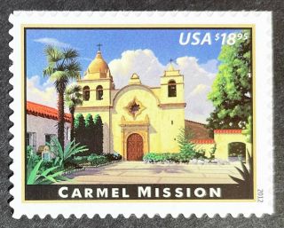 Us Scott 4650 $18.  95 Carmel Mission - Express Mail - Single - Mnh - 2012