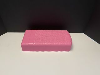 2015 Barbie Dream House Replacement Bed Pink Sparkle EUC 3